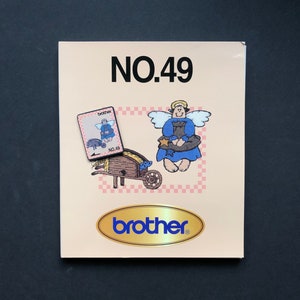 Folk Art Stickerei Design Karte 49 für Brother Bernina Deco simplex simple Lock Maschinenstickmaschine