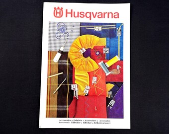Vintage 1996 Accessory User's Guide Booklet for Husqvarna Viking Sewing Machines