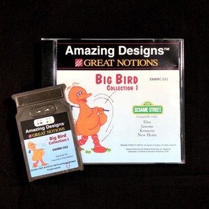 Big Bird Embroidery Designs Cartão e modelos para máquinas de bordar Janome Elna Kenmore