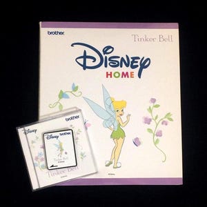 Disney Tinker Bell Embroidery Designs Karte für Brother Disney Stickmaschinen