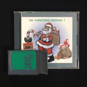ジャノメ エルナ ケンモア 刺繍機用クリスマス刺繍デザイン カード #109