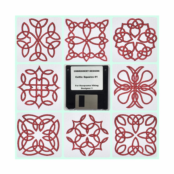 Designer 1 Floppy Disk Embroidery Designs Etsy