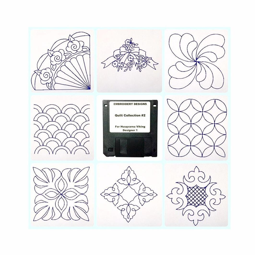 Cartouche De Broderie Husqvarna Viking Designer 1 & PC - Textures Tendance 58 Par Kissinger - Occasion