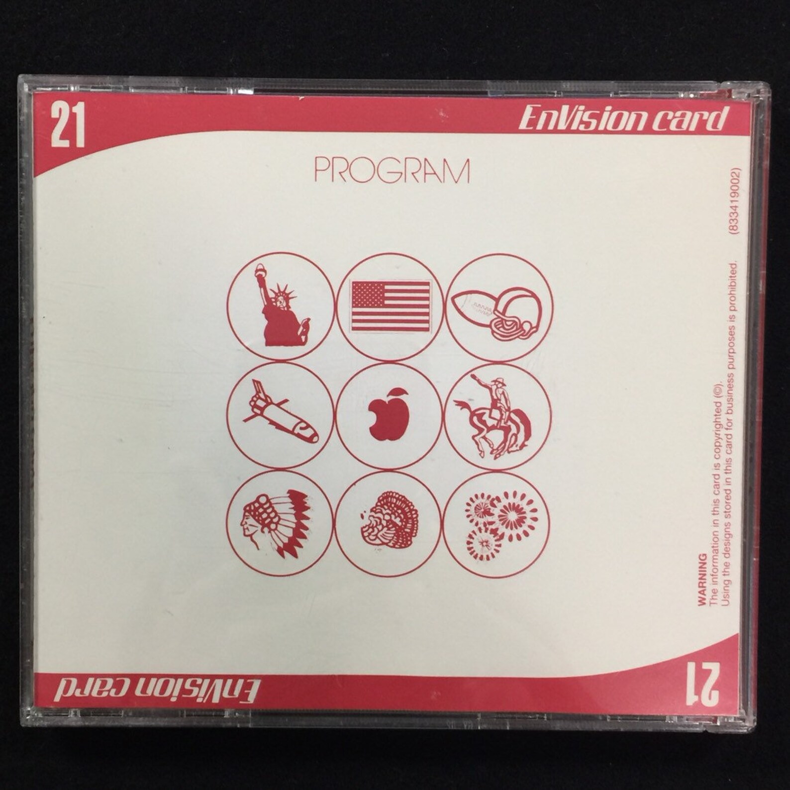 Envision Embroidery Designs Card 21 for Janome Elna Kenmore Etsy