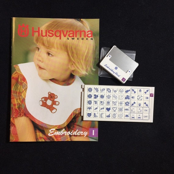 Husqvarna Viking Monograms Cassette Overlay 13 for Model #1 1250 Orchedia