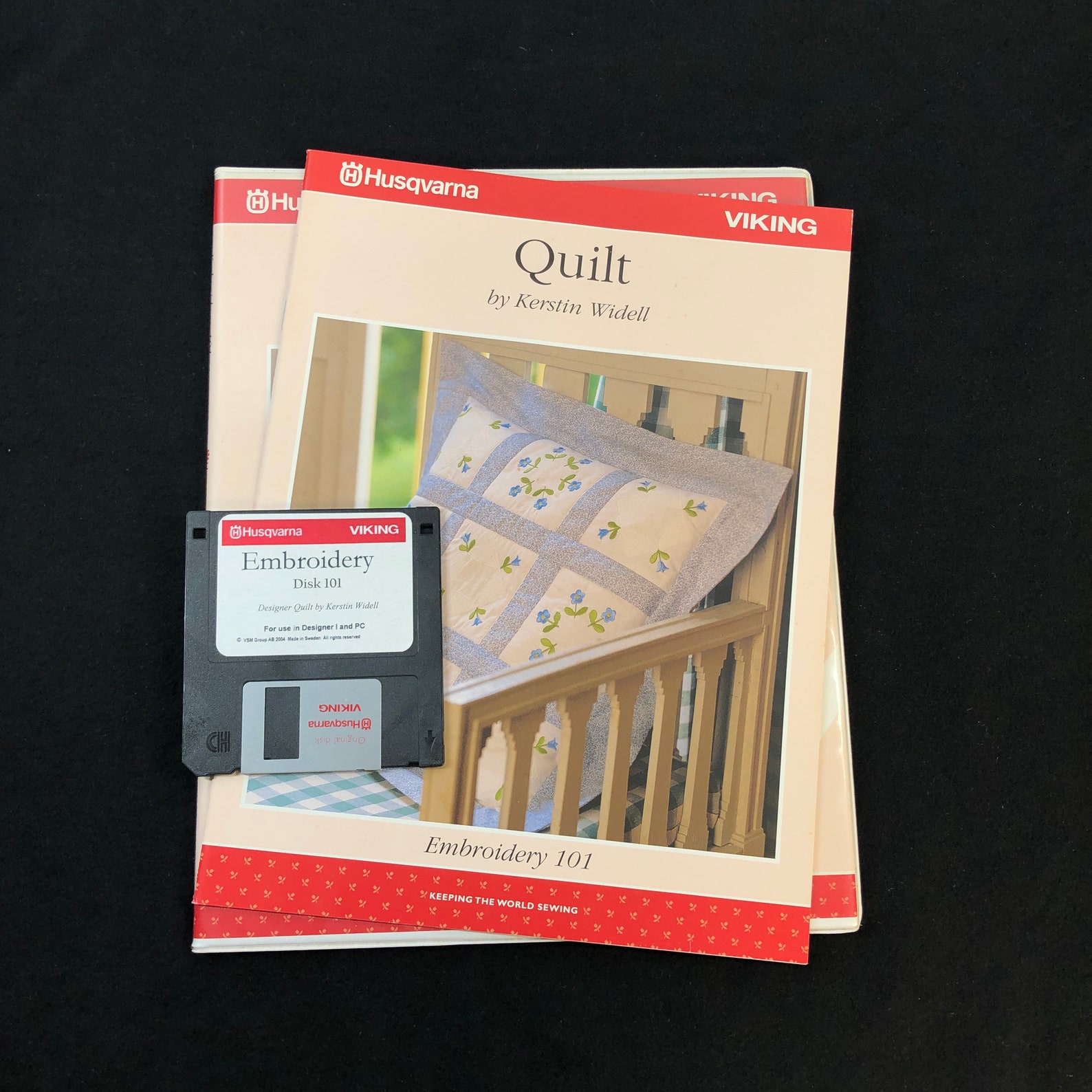 Quilt Embroidery Designs Disk 101 for Husqvarna Viking Designer 1