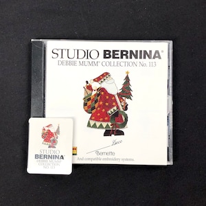 Debbie Mumm Weihnachtsstickerei Design Karte #113 für die Brother Bernina Deco simplex Stickmaschinen