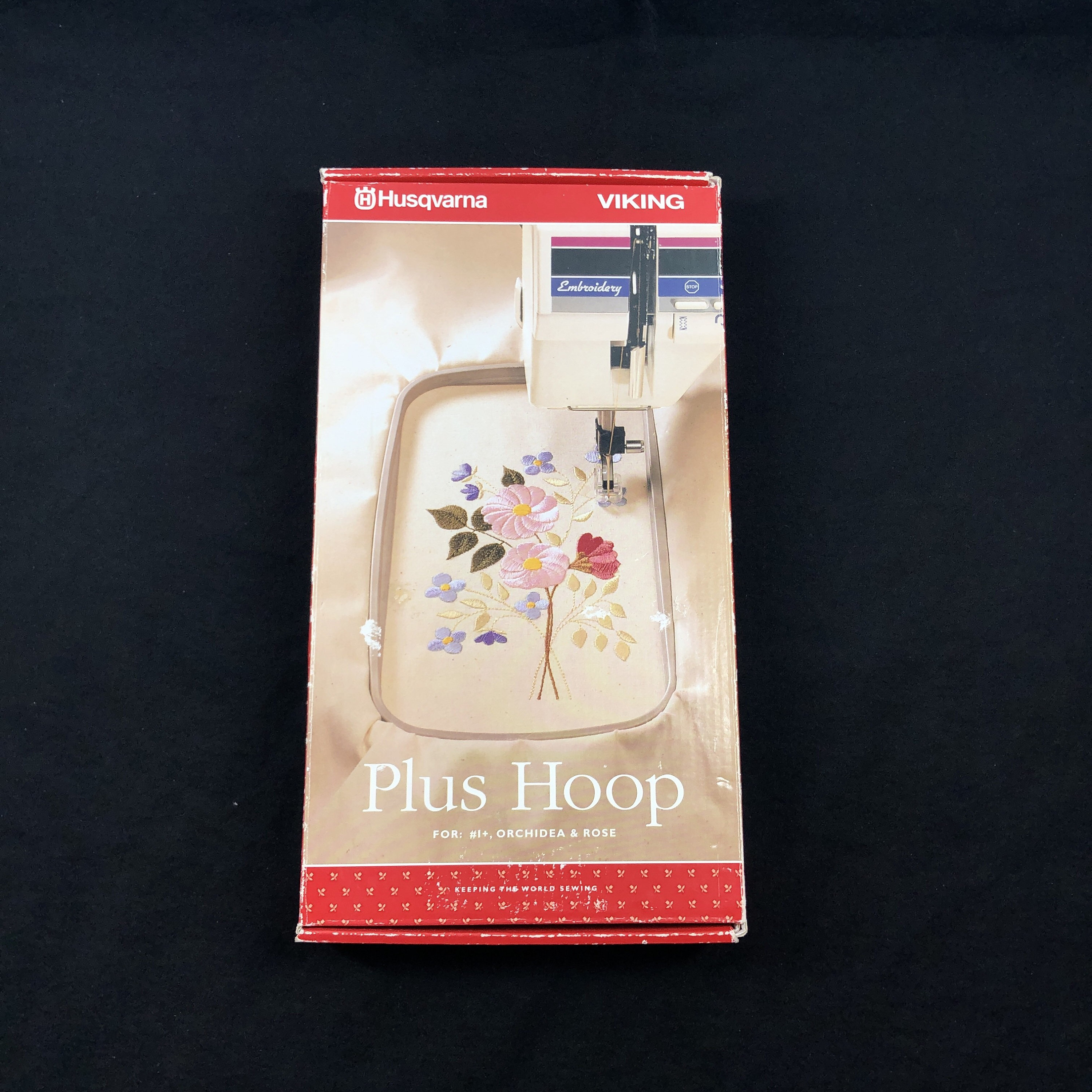 Husqvarna Viking Embroidery Plus Hoop and Template for Models Rose