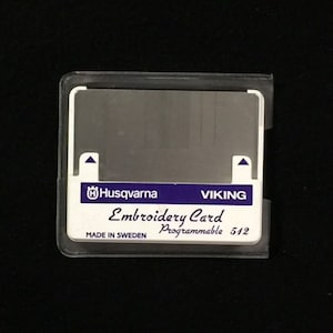 Carte de motifs de broderie programmable de 512 Ko pour Husqvarna Viking Rose, n°1+, 1250, Scandinavia Iris, machines à broder Orchedia