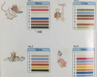 Peter Rabbit Embroidery Designs Card #104 for Brother Bernina Deco