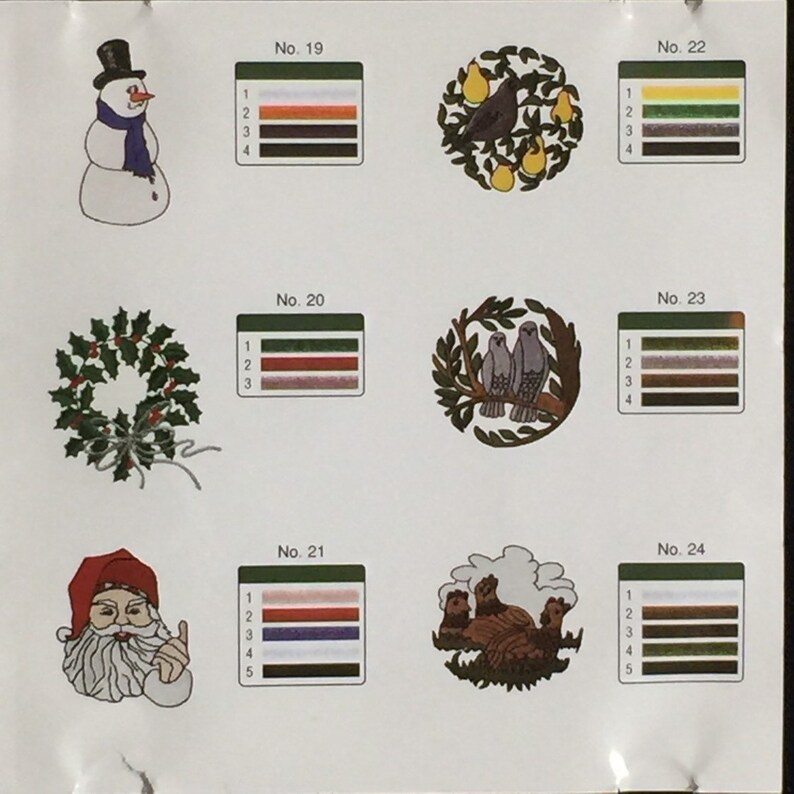 Studio Bernina Christmas Embroidery Designs Card For Bernina Etsy