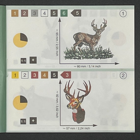 Wildlife Embroidery Designs Card #21 for Pfaff Creative 7570 7560