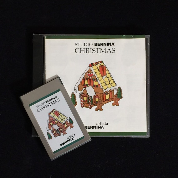 Studio Bernina Christmas Embroidery Designs Card For Bernina Etsy