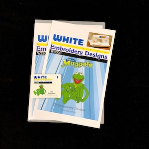 Muppets Stickerei Designs Karte für Brother Bernina Deco Weiß Baby Lock und Einfachheit Stickmaschinen