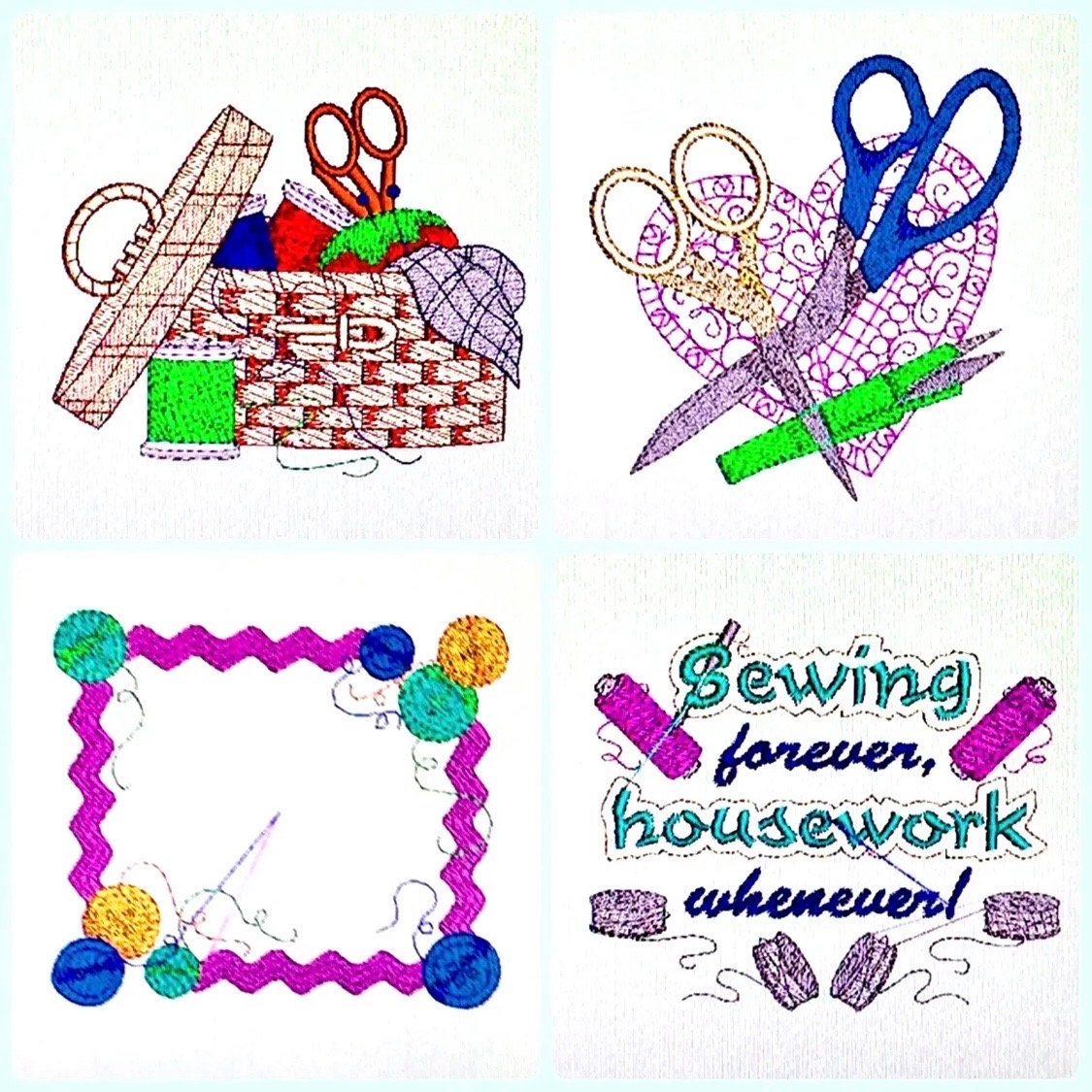 Sewing Notions Embroidery Designs Disk for Husqvarna Viking Designer 1