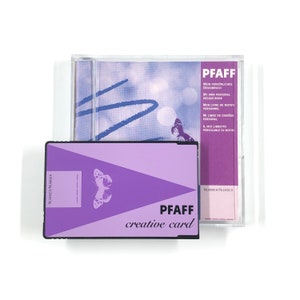 Pfaff Personal Embroidery Designs Wiederbeschreibbare Kreativkarte für Pfaff Creative 7570 7560