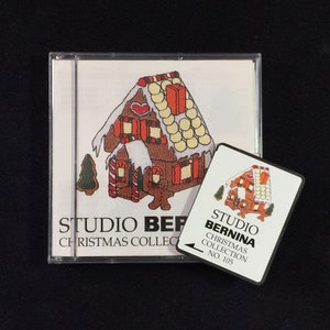 Diseños de bordado navideños n.° 105 para máquinas de bordar Brother Bernina Deco White Baby Lock y Simplicity