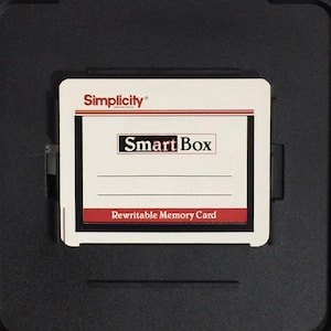 Cartão de memória bordado regravável Smart Box compatível com Simplicity Deco 600 Brother Baby Lock Viking