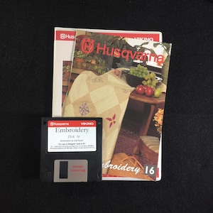 Embroidery Designs Disk #16 for Husqvarna Viking Designer 1 Embroidery Machines