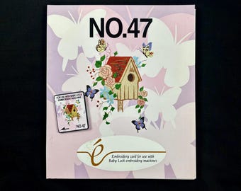 Butterflies Embroidery Designs Card #47 for Brother Bernina Deco White Baby Lock and Simplicity Embroidery Machines