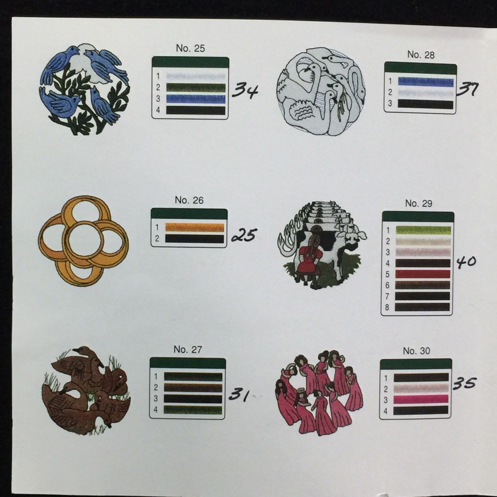 Studio Bernina Christmas Embroidery Designs Card For Bernina  Etsy