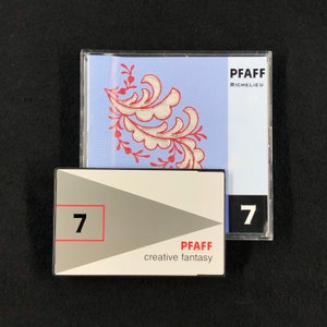Pfaff Creative 7570 7560 刺繍機用 Richelieu 刺繍デザイン カード #7