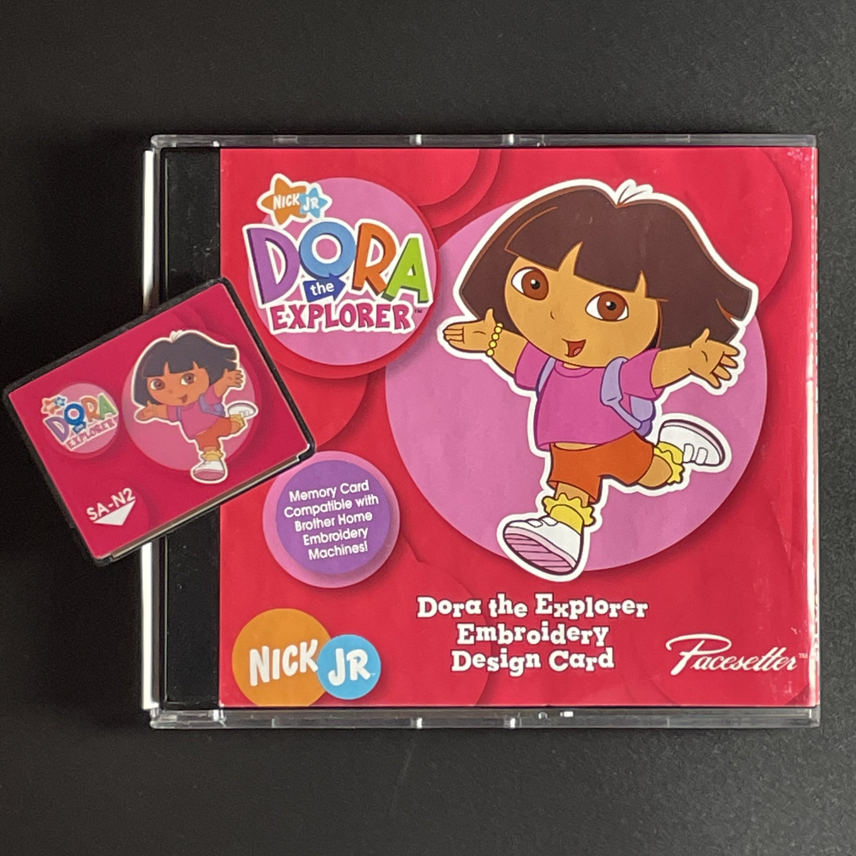 Dora the Explorer Embroidery Designs Card for Brother Bernina Deco