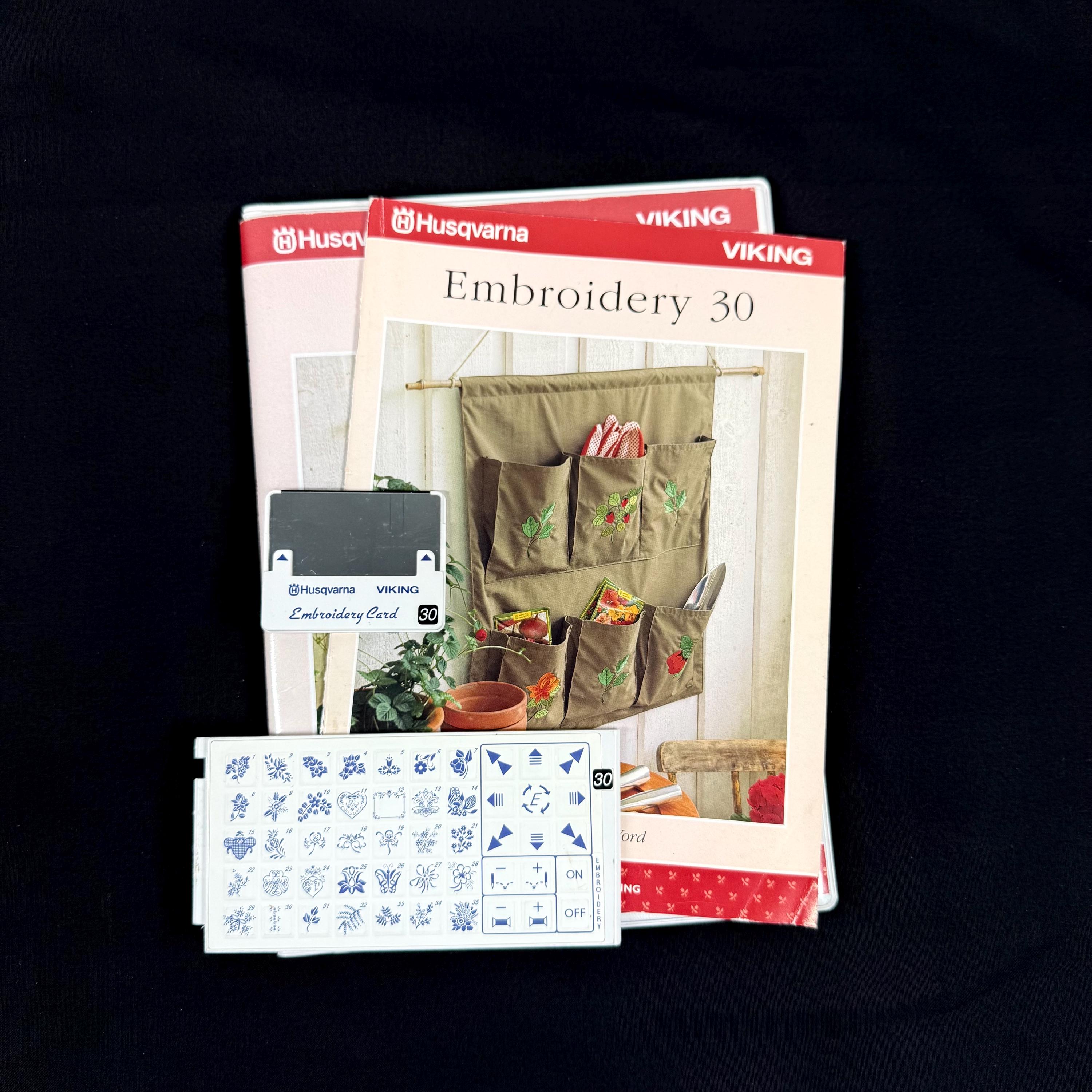Fantasy Flowers Embroidery Card #30 for Husqvarna Viking