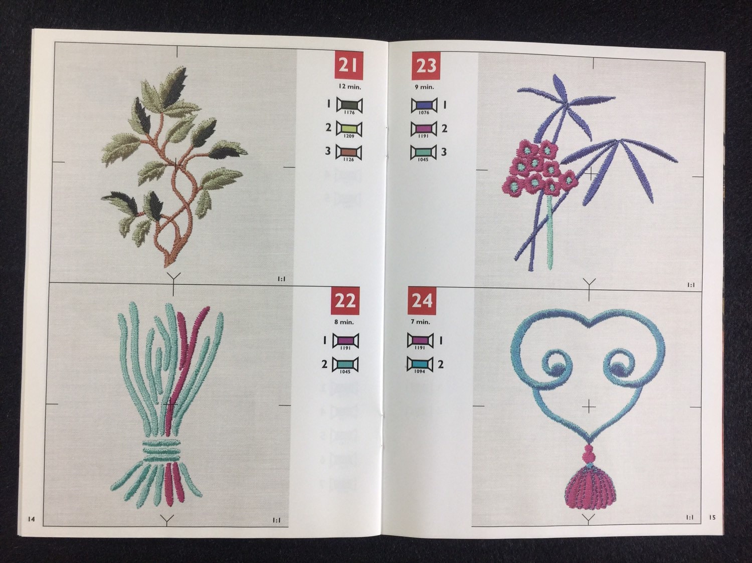 Embroidery Designs Disk 16 for Husqvarna Viking Designer 1 Embroidery