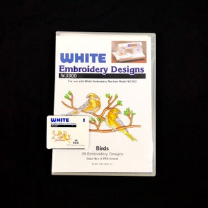 Birds Stickerei Designs Karte für Brother Bernina Deco White Baby Lock and Emblicity Stickmaschinen