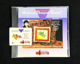 Fruits Embroidery Designs Card for Brother Bernina Deco White Baby Lock and Simplicity Embroidery Machines -Amazing Designs