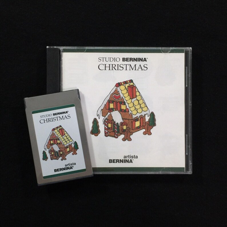 Studio Bernina Christmas Embroidery Designs Card for Bernina Etsy
