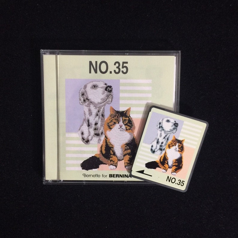 Cats  dogs embroidery designs card 35 for brother bernina  etsy Cats  dogs embroidery designs card 35 for brother bernina  etsy
