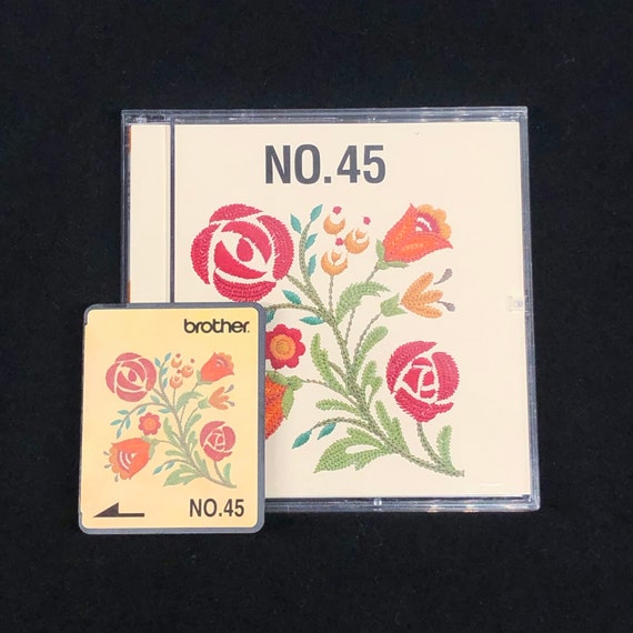 Floral Motifs Embroidery Designs Card #45 for Brother Bernina Deco