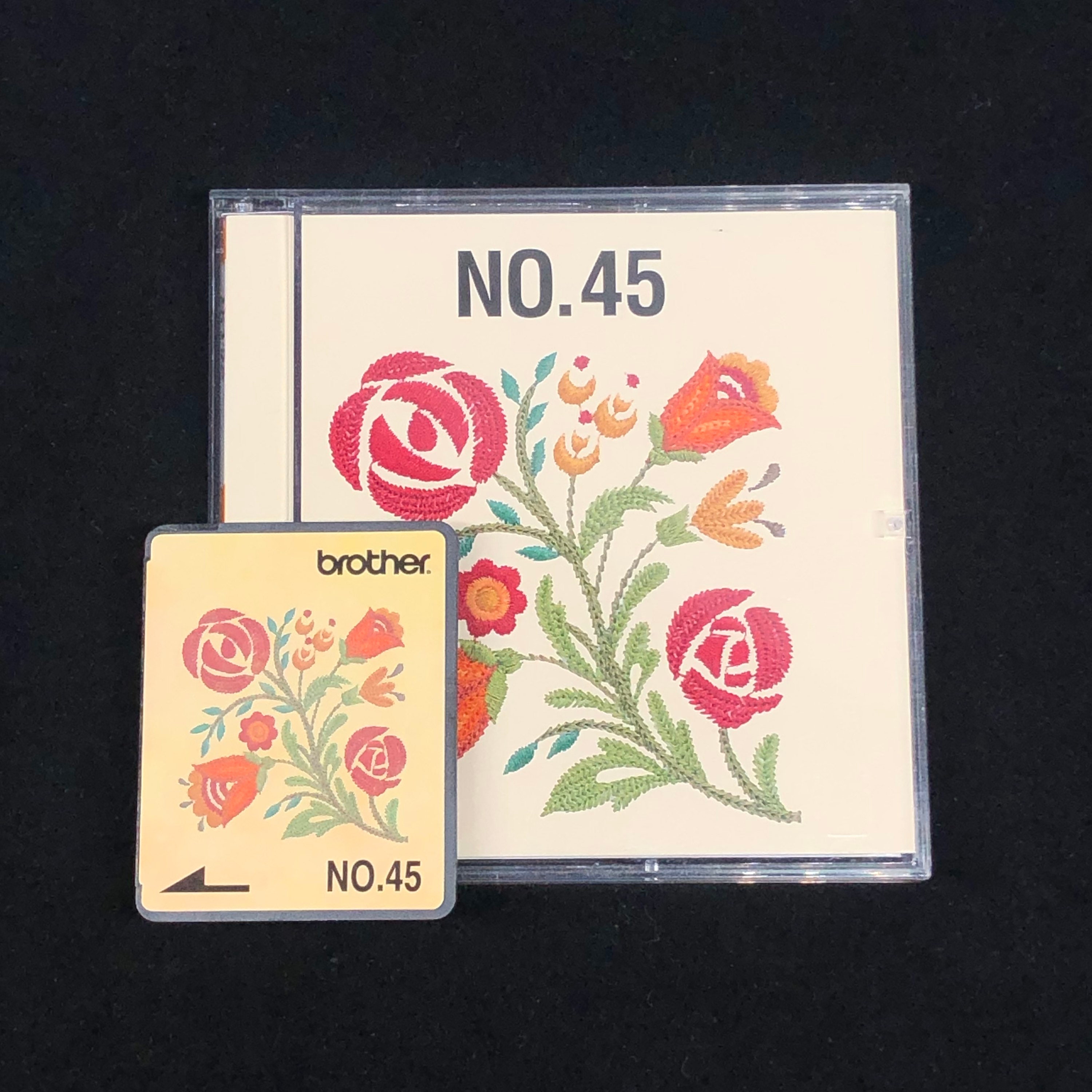 Floral Motifs Embroidery Designs Card #45 for Brother Bernina Deco