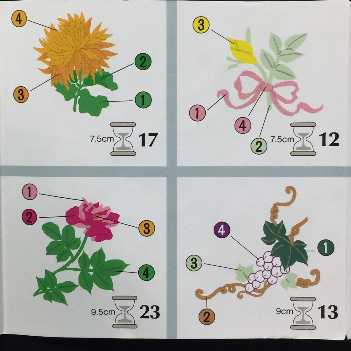 Singer Design Paper SINGER Embroidery Designs Card #2 for Quantum XL100, XL150 and XL1000 ...