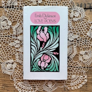 Vintage Emily Dickinson Love Poems Book, life, love, nature, eternity poems, vintage anniversary birthday Christmas or Valentine&#39;s Day gift