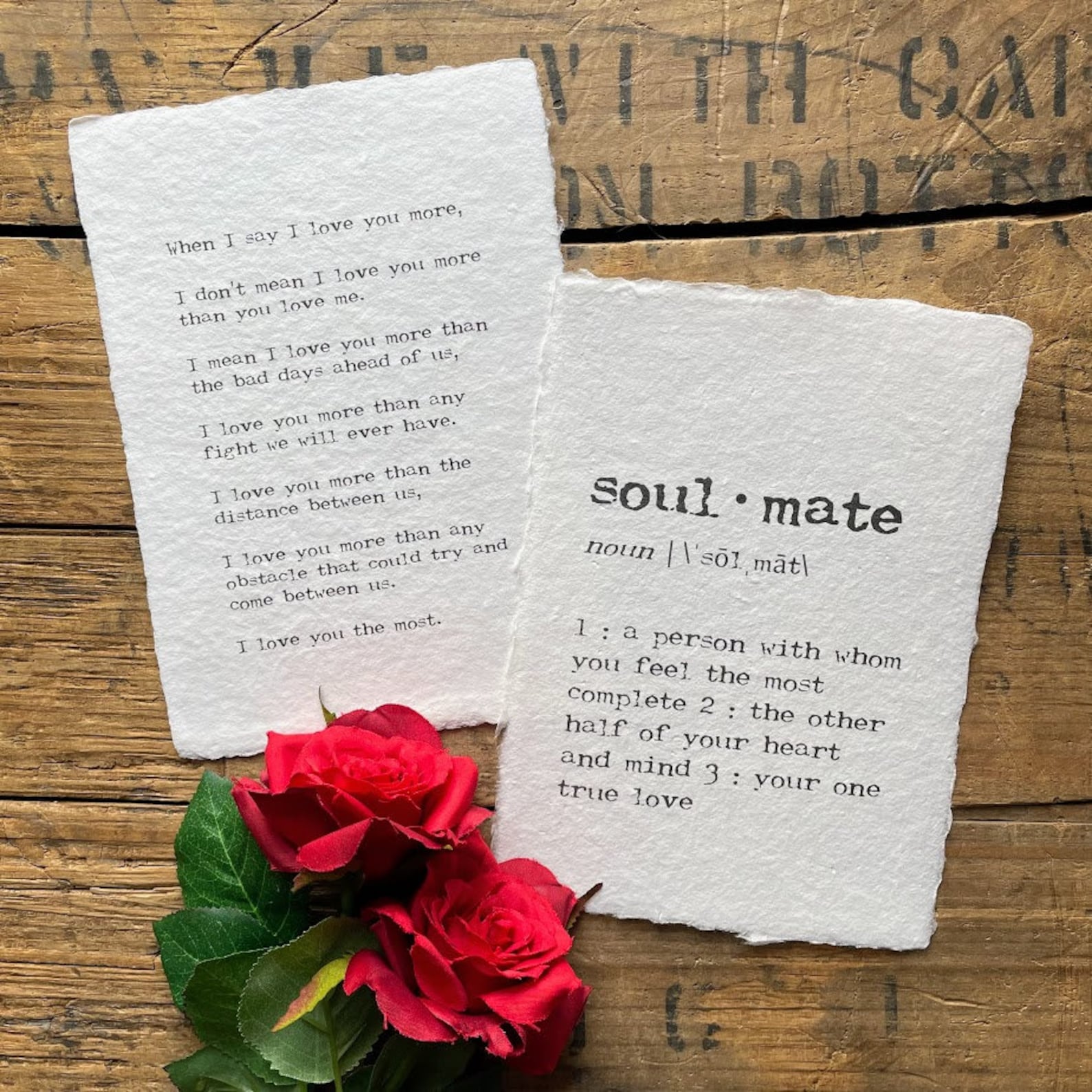 When I Say I Love You More the Most Poem Print in Typewriter Etsy When I Say I Love You More the Most Poem Print in Typewriter Etsy