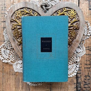 1937 Walden und andere Schriften von Henry David Thoreau Buch, Moderne Bibliothek, Einsamkeit, Leben in den Naturwäldern, Cape Cod Buchgeschenk für ihn