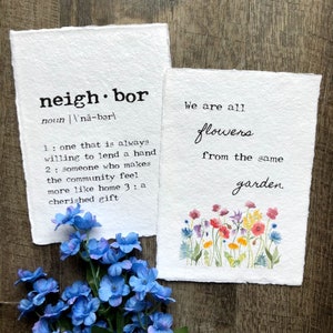Neighbor Definition Print in Typewriter Font on 5x7, 8x10, 11x14 ...