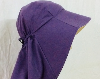 Hat Sewing Pattern - Designer Neck Protecting Sun Hat - Adjustable- Will fit a head of 22"-25" - Huge Brim Hat - Floppy Sun-Rain Bucket Cap