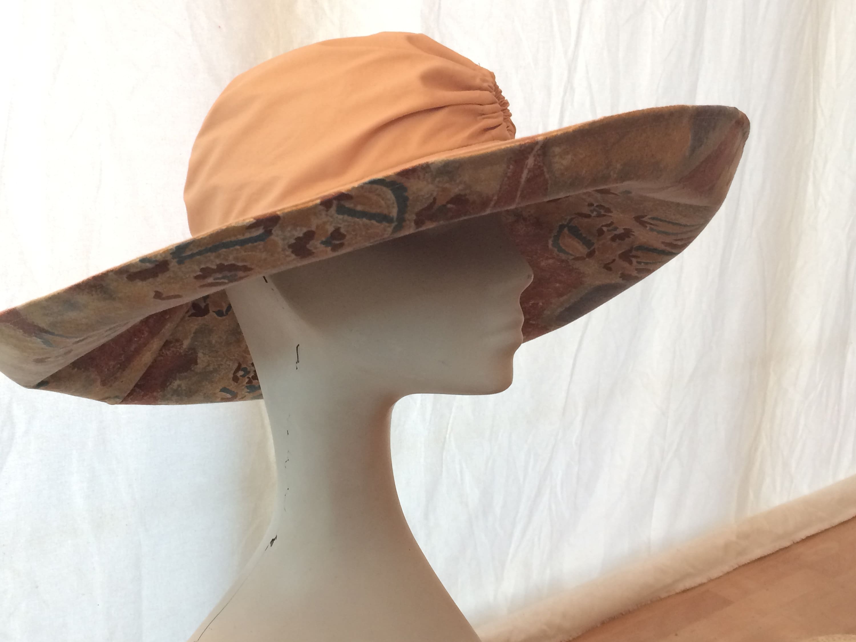 PDF Hat Sewing Pattern Extra Wide Brim Summer Outdoor Hat Etsy