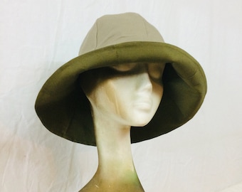 Tulip Hat Pattern - Designer Hat sewing pattern - Easy Sew - Reversible Wide Brim Hat - Man Woman Sun Protection hat - Digital download PDF