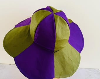 Sewing Pattern - Tulip Hat - Designer WideBrim SunHat - Head Size of 23"-23.5" (58-59.5 cm)- DIY Gift for Friend and Family - PDF Easy Sew