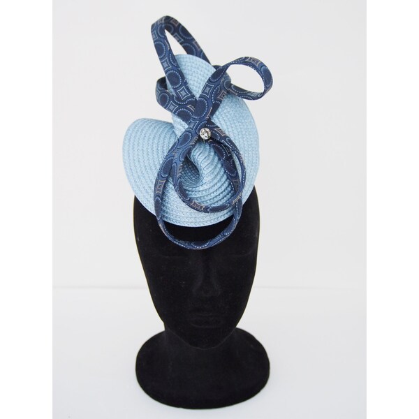 Light Blue Fascinator Etsy