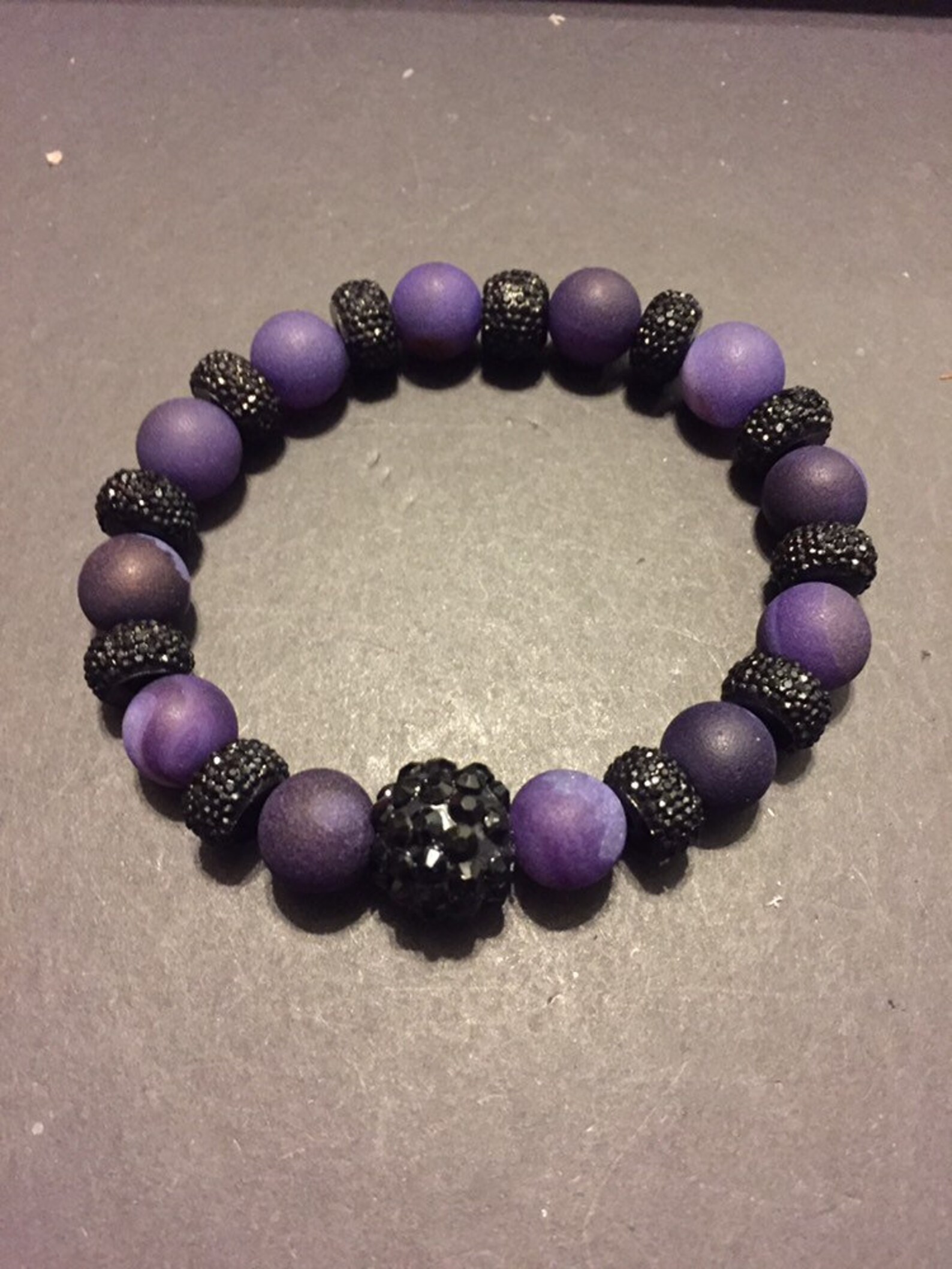 Purple and black bracelet Clearance