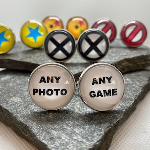 Gamer Cufflinks, Video Game Cufflinks, Gamer Tie Clips, Gamer Tie Bars, Gamer Pins, Gamer Tie Tacks, Gamer Cuff Links, Gamer Lapel Pin