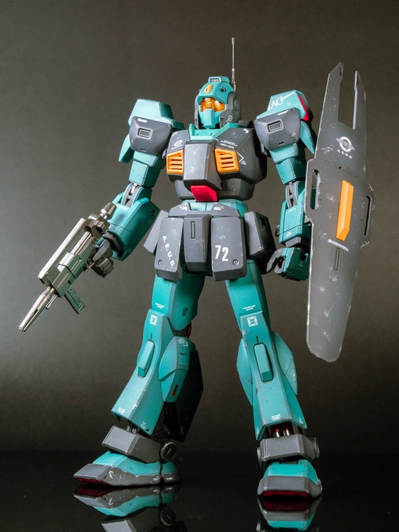 世界一機MG ネモ完成品】 オリジナルロービジカラーリング全塗装