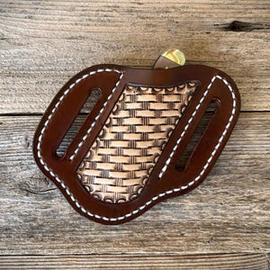 Trapper Knife Sheath/Slanted Pancake/Belt