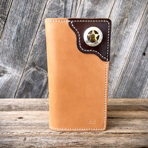 El "Texano", Billetera para Hombre, Billeteras para Hombre, Billetera de Cuero, 4 Ranuras para Tarjetas, Hecha a Mano, Elegante, Única y Funcional